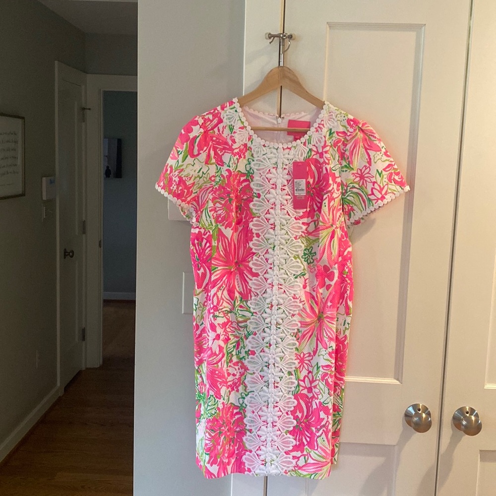 Lilly Pulitzer Maisie Stretch Shift : Koala Me Maybe print. Size 14. NWT. $100.